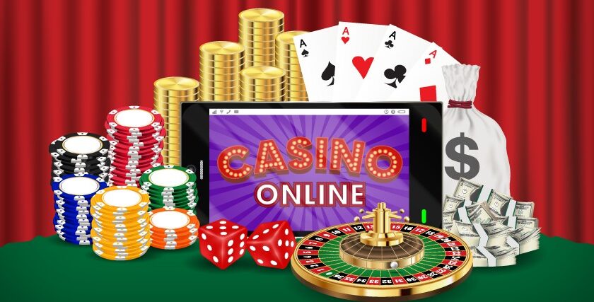 The online casinos offer games from the comfort of your homes